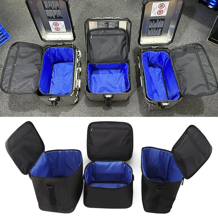 Nouveau sac à bagages de moto sacs intérieurs noirs sac latéral supérieur bleu pour BMW R1250GS R1200GS ADV F800GS F850GS F750GS