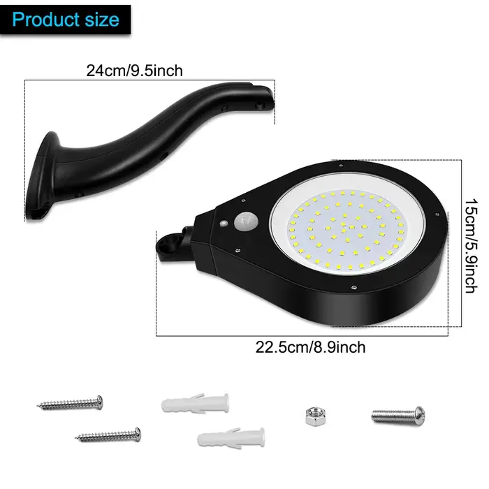 Lumière de douche solaire LED lampe