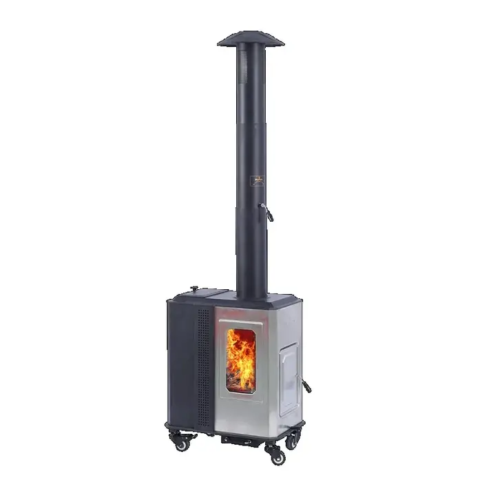 Chauffage de tente, poêle à bois d'extérieur portable, grand