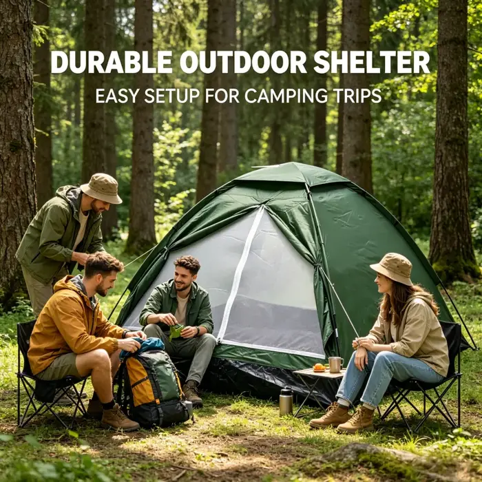 Tente ultralégère pour 2 personnes – porte double couche