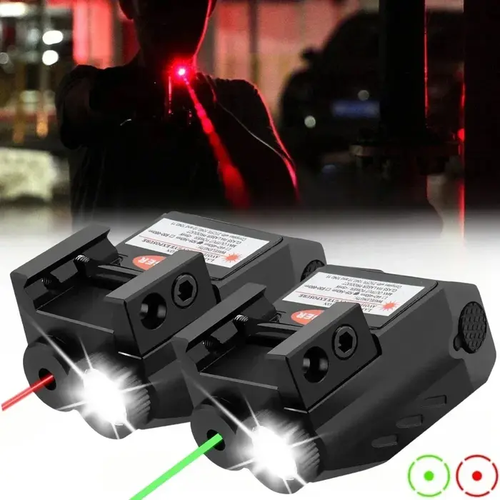 Lampe de poche tactique Richfire 2 en 1, 500 Lumens, torche LED rechargeable pour rail Glock 17 19 2