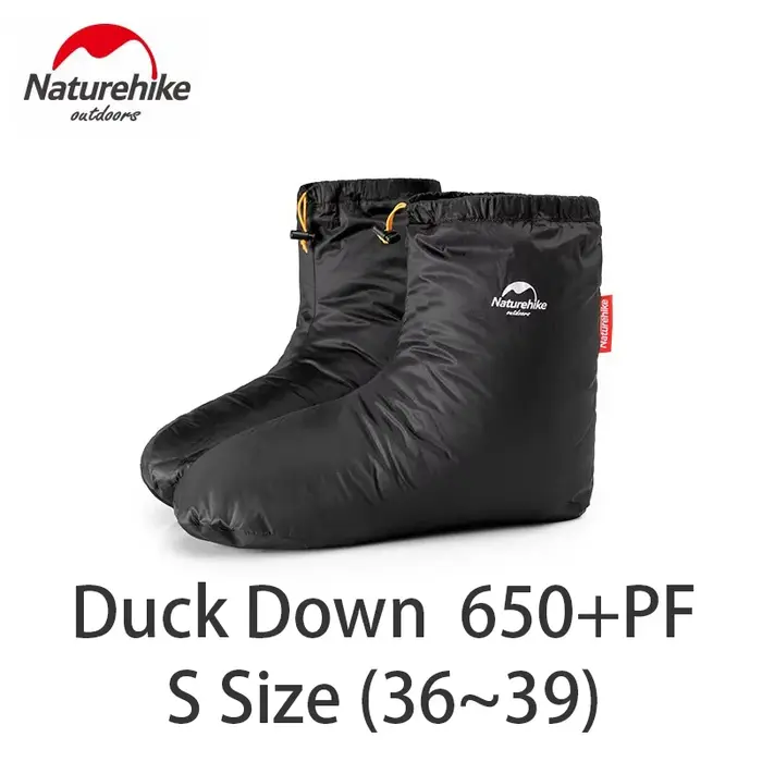 Naturehike – chaussettes en duvet d'oie, accessoires pour sac de couchage, pantoufles de Camping en