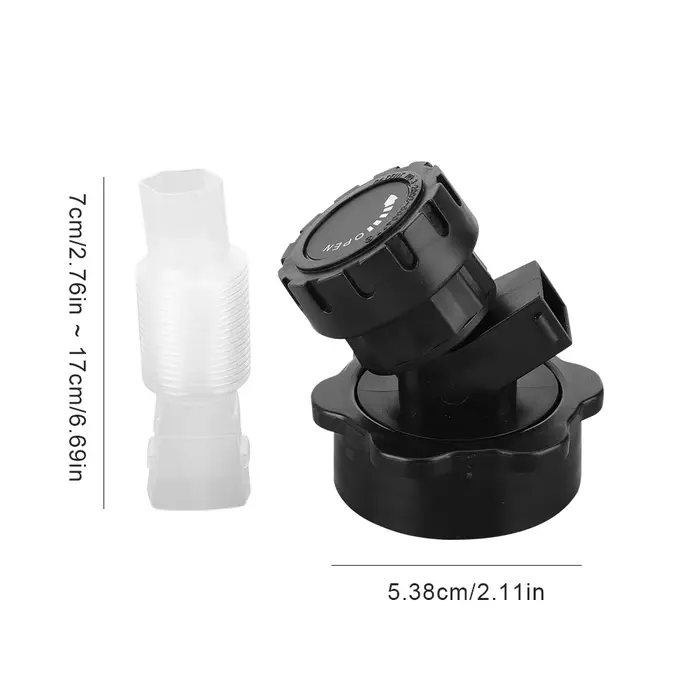 Récipient à eau de camping de grande capacité avec poignées amovibles, eau de voiture portable, préc