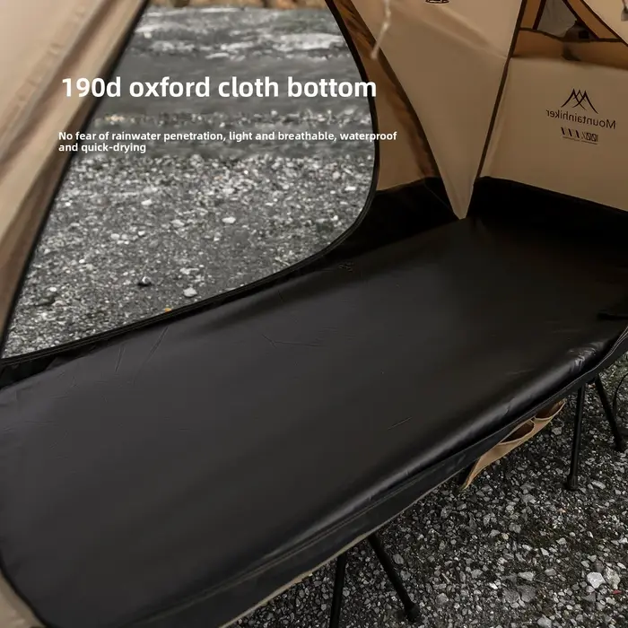 MOUNTAINHIKER Tente-lit de camping double couche pour 1 personne
