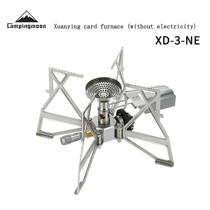 CAMPINGMOON XD-3-NE poêle papillon Camping en plein air randonnée coupe-vent cuisinière à gaz Portable pliable efficacit