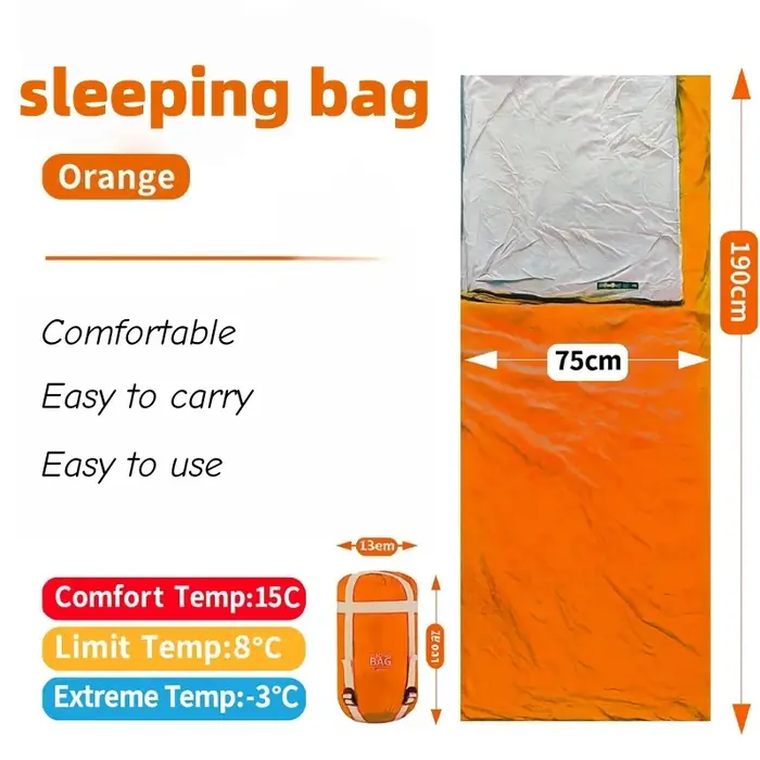 Sac de couchage ultra léger pour adultes