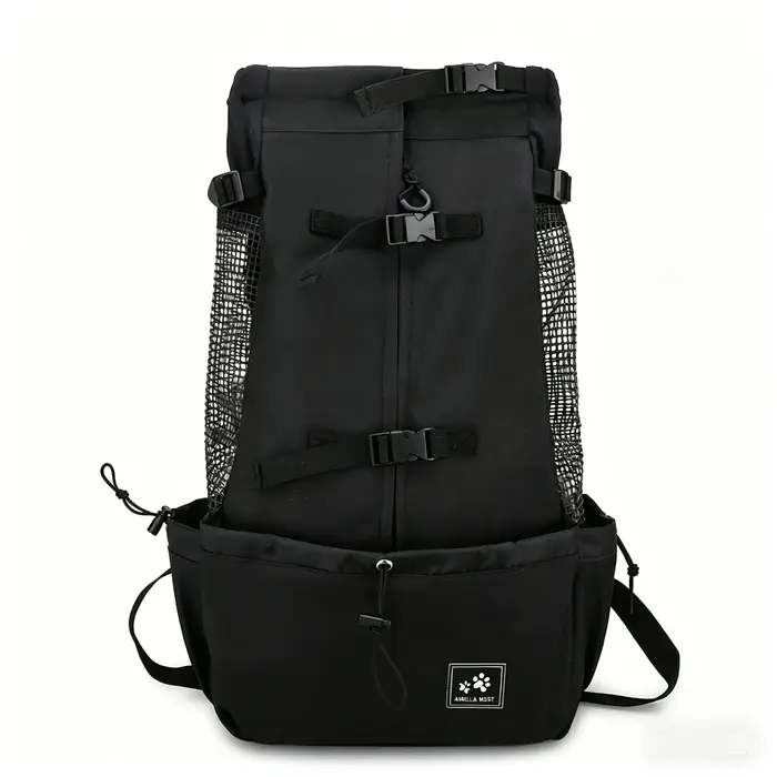 Sac à dos de transport pour chien en nylon robuste pour chiens de petite et moyenne taille, sac à do