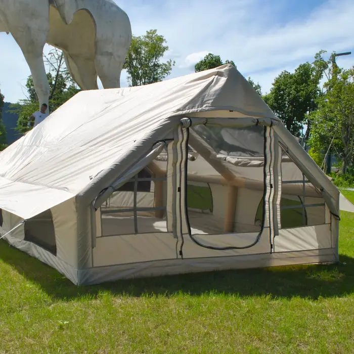 Tente de camping gonflable familiale pour l'extérieur