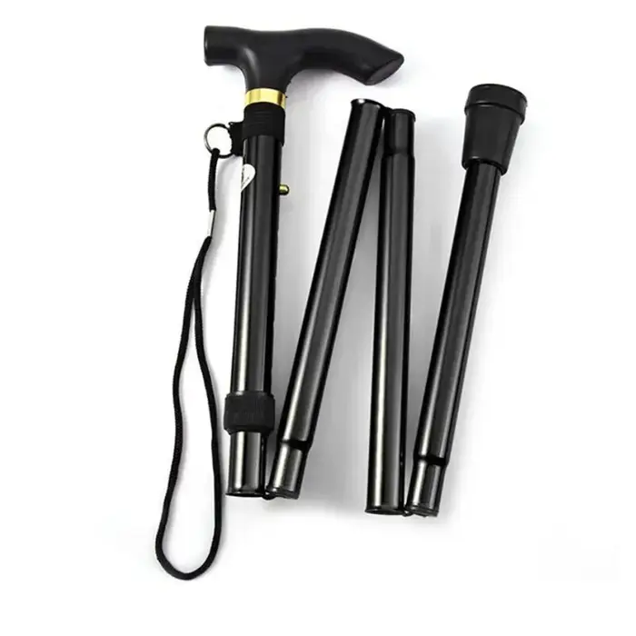 Bâton de marche multifonction bâtons de Trekking béquilles pliantes télescopiques