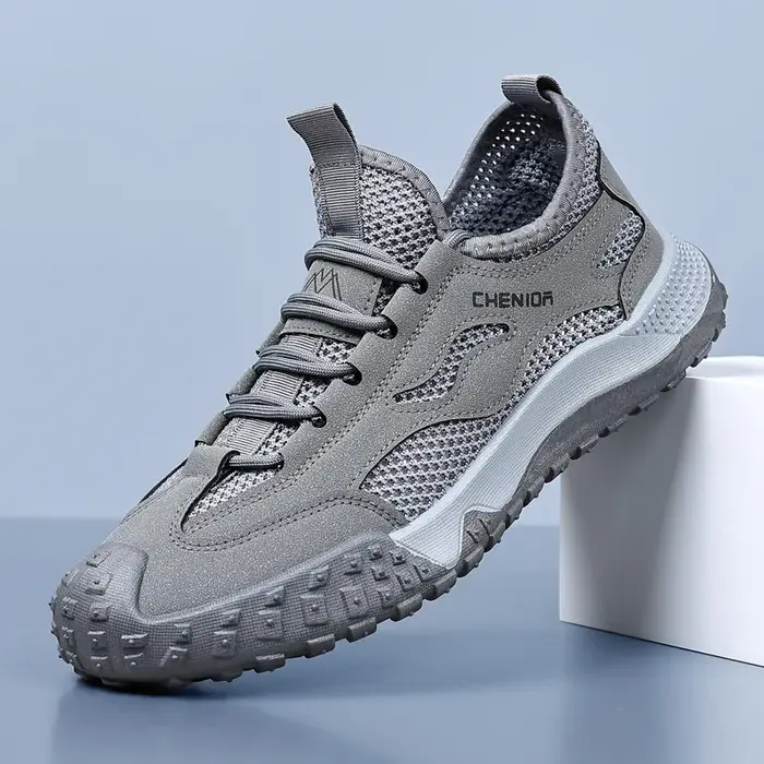Oulylan Chaussures de randonnée et d'escalade respirantes en maille ajourée pour hommes