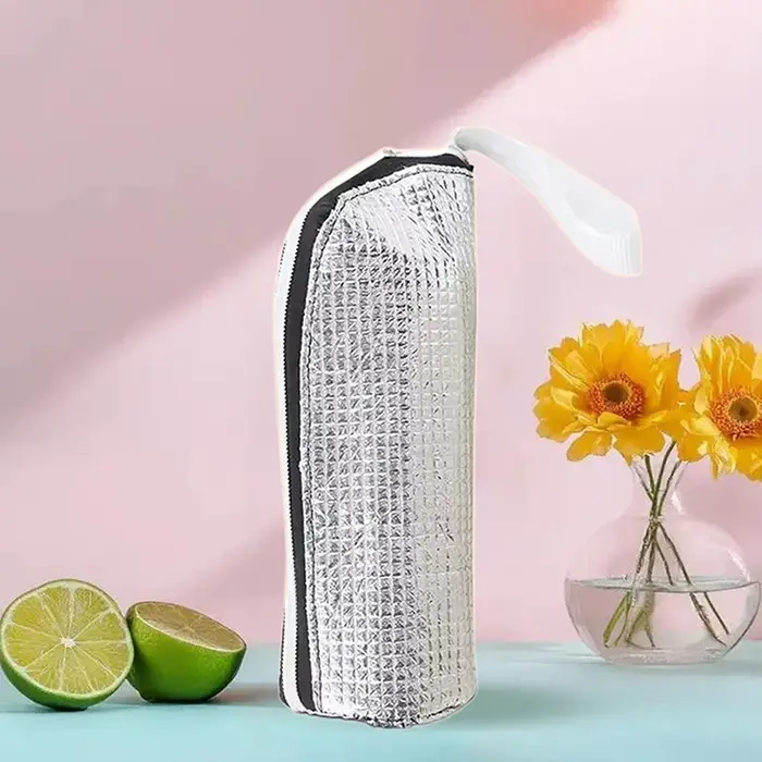 Housse pour bouteille d'eau, sac isotherme pour bouteille d'eau, pochette porte-boissons, sac isolant pour les voyages, les sorties de fitness