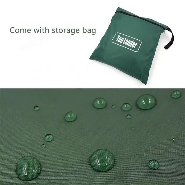 4x4m Auvent Imperméable de Jardin Ultraléger pour Camping en Plein Air