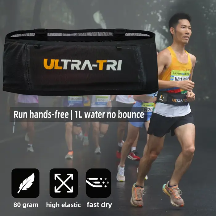 ULTRA-TRI hydratation Trail course taille sac hommes femmes sans rebond élastique Invisible Jogging gymnase support pour téléphone ceinture sac