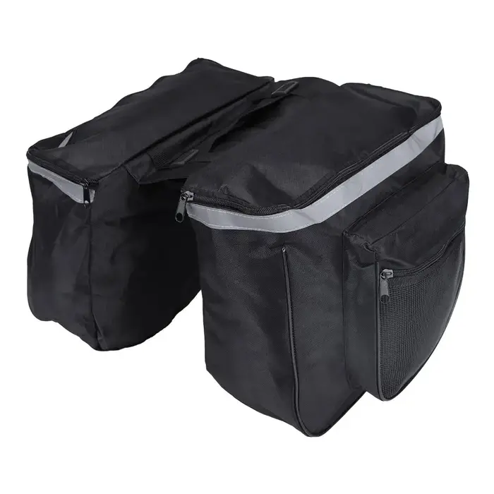 Sacoche de Selle Arrière de Vélo DOMEN, Grande Capacité, Étanche, Double Sacoches Latérales, Sacoche