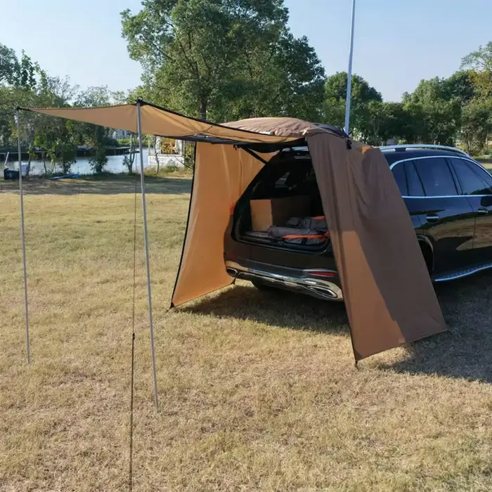 Tente arrière de voiture portable / bâche de camping