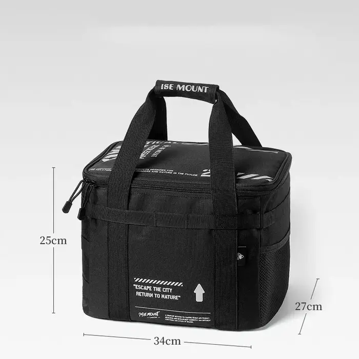 Sac de rangement extérieur de grande capacité 20L, antichoc, pour ustensiles de cuisine de camping, 