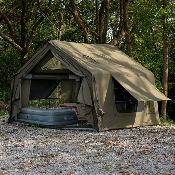 Tente gonflable entièrement automatique Camping en plein air équipement de nuit imperméable à la pluie étanche
