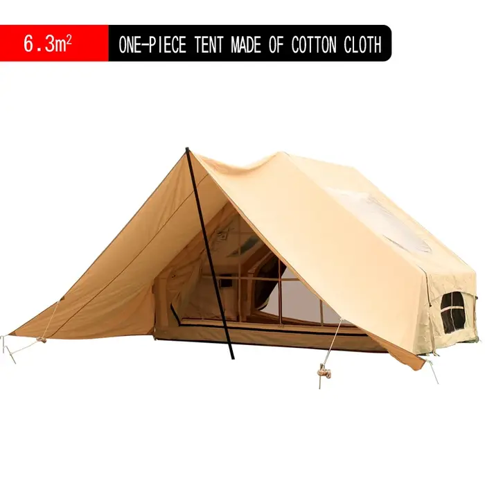 Tente de Camping en plein Air familiale avec auvent, grande tente gonflable de luxe pour dormir, imp