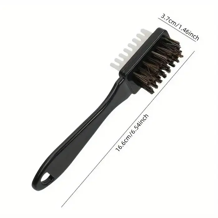 Kit de brosse de nettoyage pour chaussures 2 en 1 à double extrémité avec gomme - Plastique durable pour bottes en daim