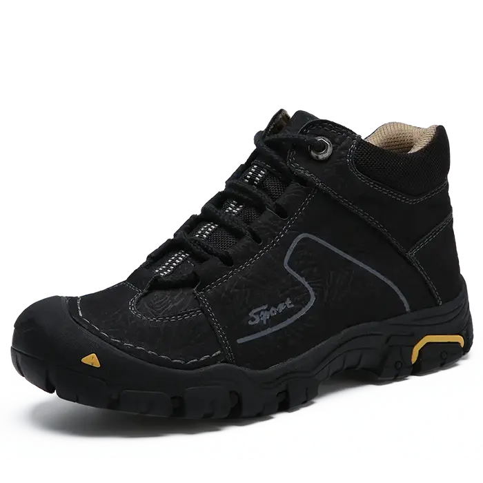 Chaussures de randonnée imperméables en cuir véritable pour hommes, baskets de marque, de randonnée,