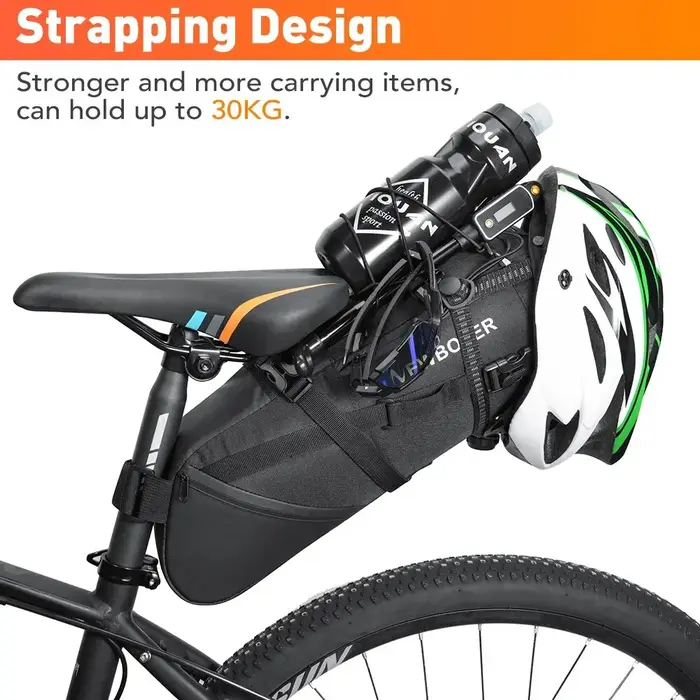 NEWBOLER sac de vélo étanche 10L grande capacité sac de selle
