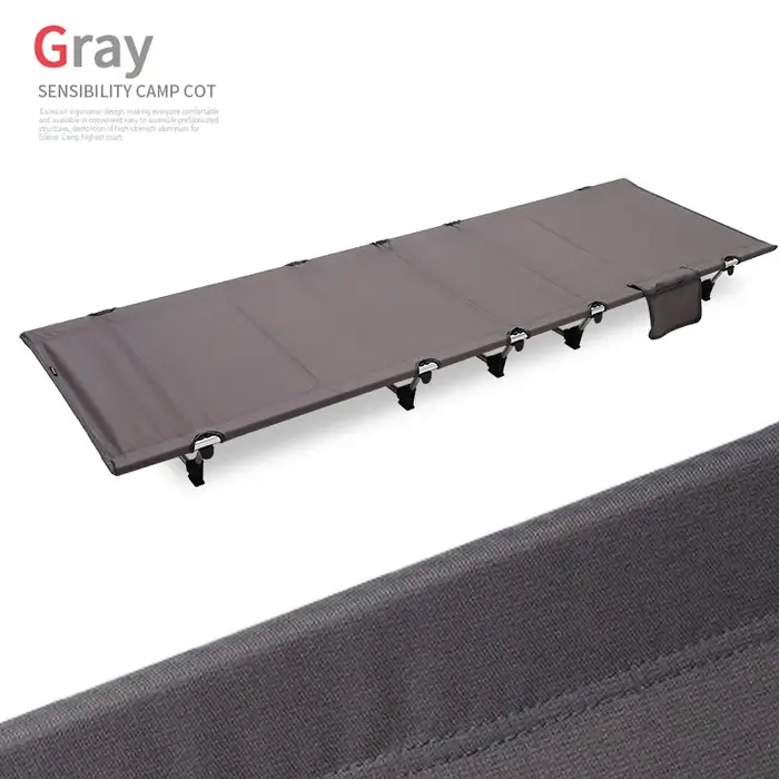 Lit pliant de Camping 185cm, tente de couchage extérieure pour une personne