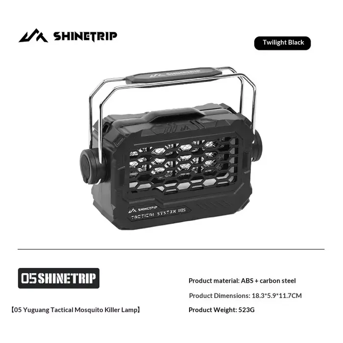 Lampe anti-moustiques ShineTrip pour l'extérieur, ultra longue durée, lumières de camping, éliminati