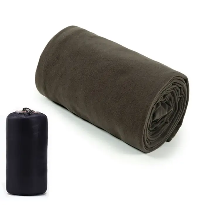 Sac de couchage portable avec doublure en microcarence