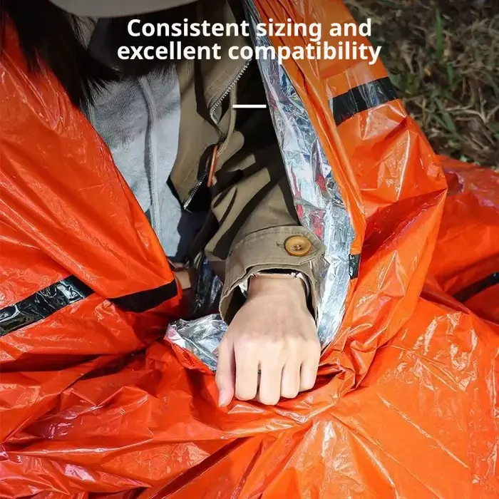 Sac de couchage de survie d'urgence portable