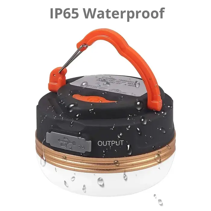 Lumière extérieure puissance Camping lanterne tentes lampe 1200 mah USB Rechargeable Portable