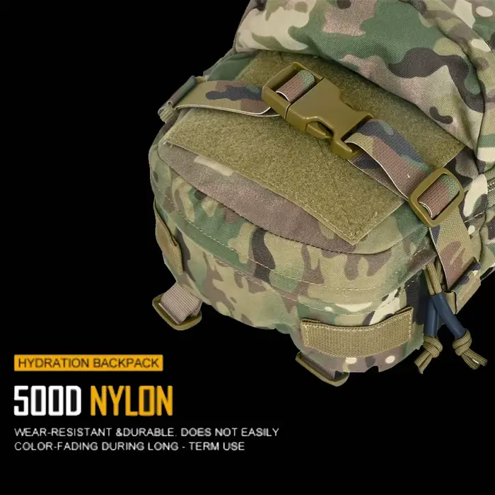 Tactifans Mini sac d'hydratation MOLLE panneau arrière d'eau poche de vessie gilet tactique Airsoft