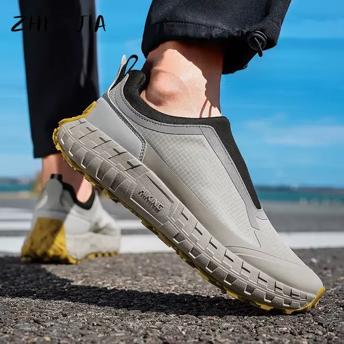 Chaussures de course tout-terrain à enfiler pour hommes