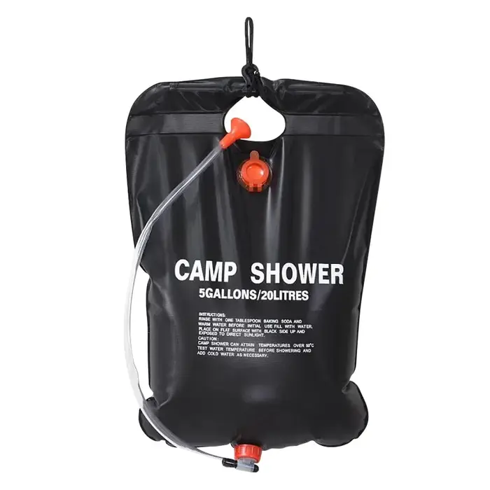 20/40L sac d'eau pliable Camping sac de douche solaire bain extérieur soleil Compact sac de douche d