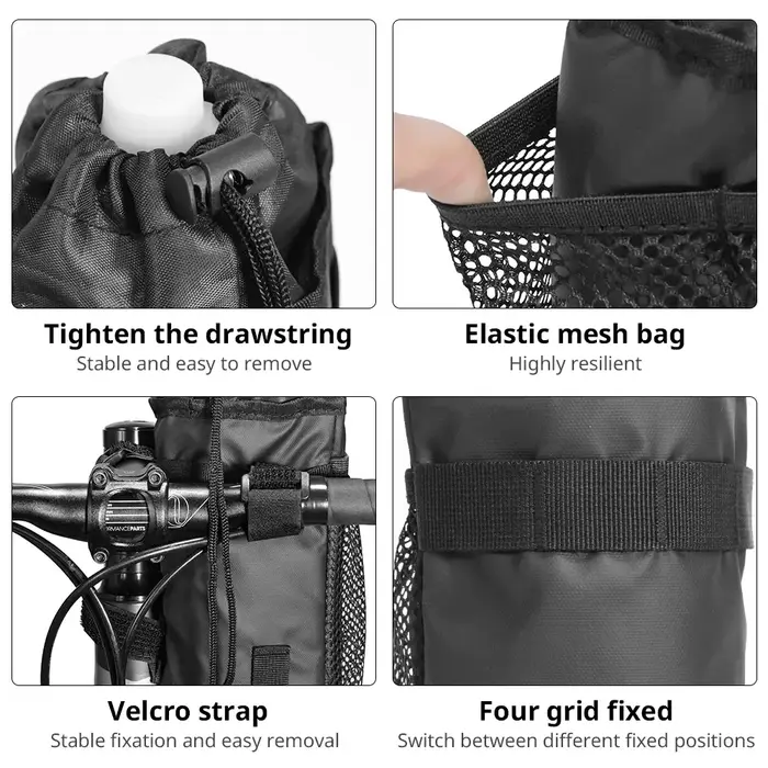 Sac de vélo, pochette de transport de bouteille d'eau de cyclisme