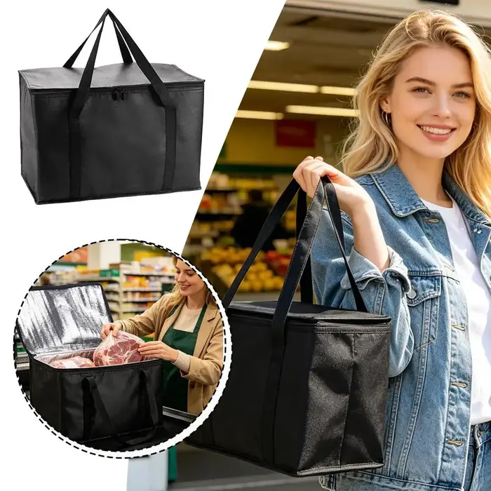 Sac isotherme : Garde les aliments chauds et froids pendant des heures - Sac de courses