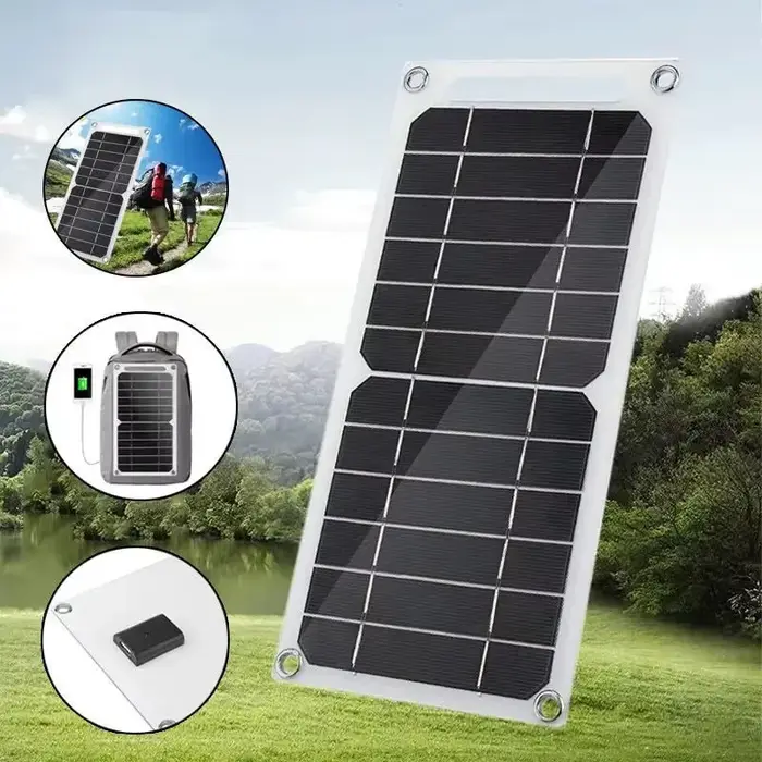 Panneau solaire portable avec USB pour la randonnée en plein air