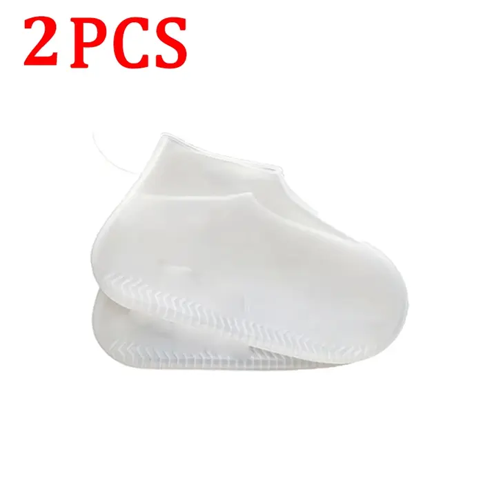 Couvre-chaussures en silicone 6/4/2 pièces - Résistants à l'usure, imperméables, antidérapants, plia