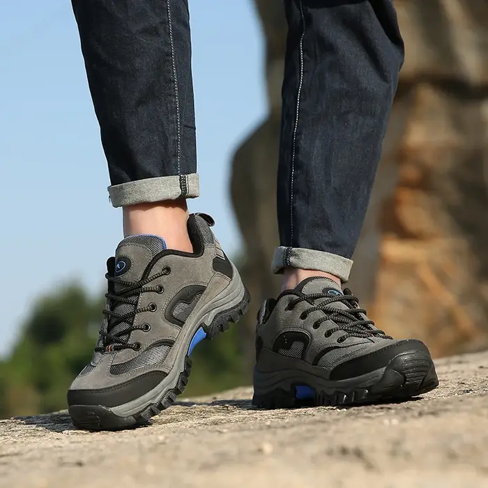 JXMHL – chaussures de randonnée en cuir suédé pour hommes