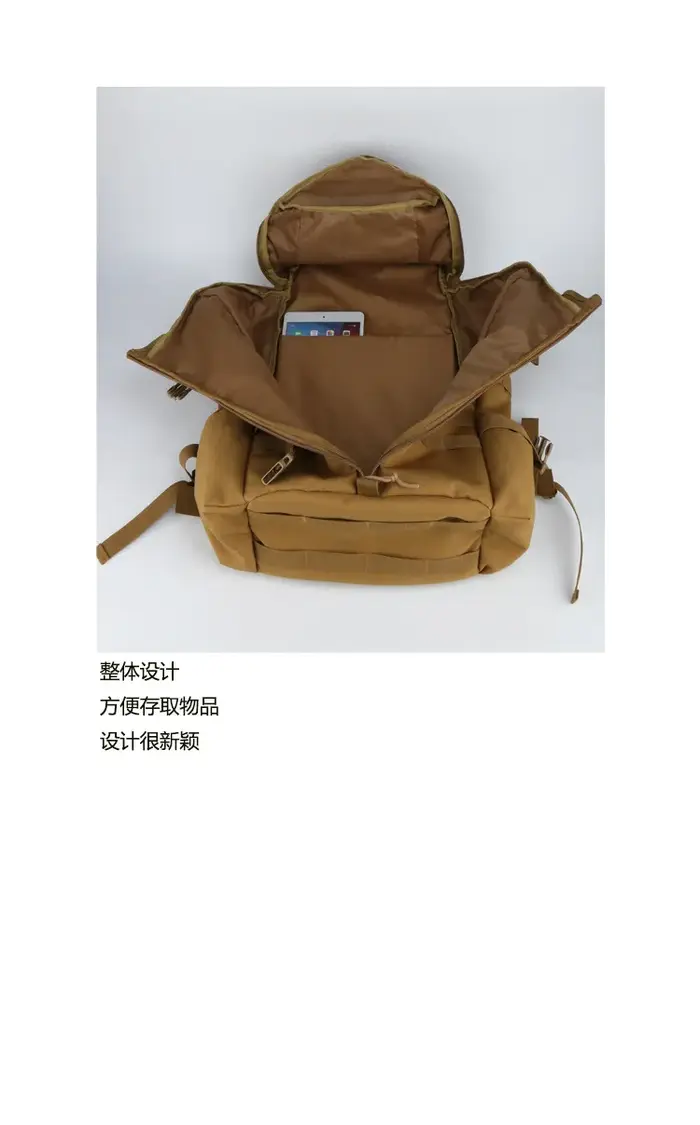 Sac à dos tactique camouflage de grande capacité pour l'aventure