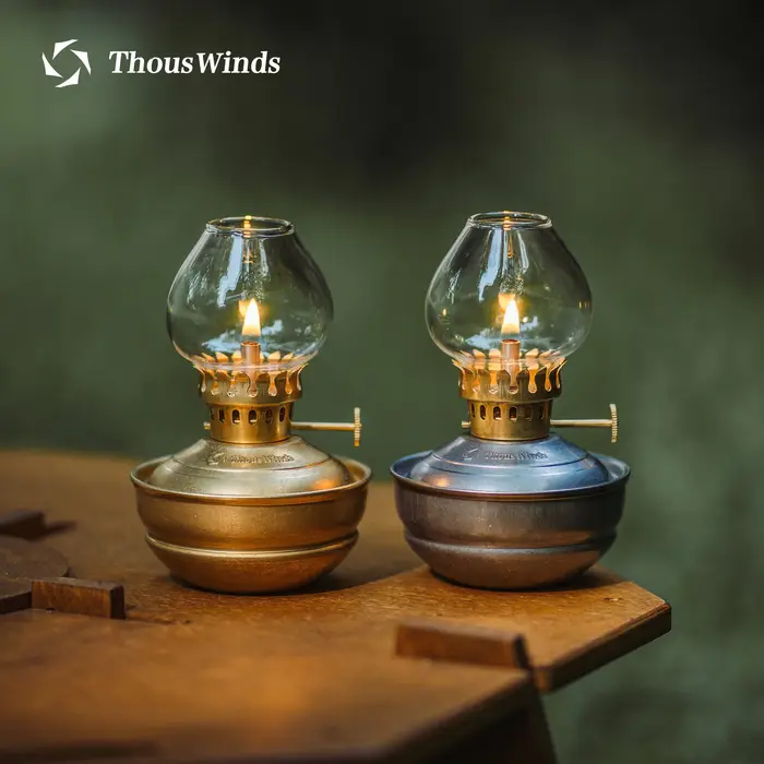 ThousWinds Luminara Mini lampe à huile coupe-vent lanterne de Camping 20h longue durée d'éclairage Portable rétro lumière Camping en plein air randonnée