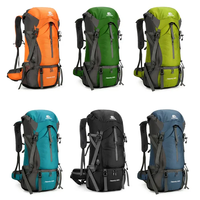 Sac à dos Extra Large 70L pour 3 à 5 jours, résistant à l'eau, pour escalade, Camping, voyage, avec housse de pluie