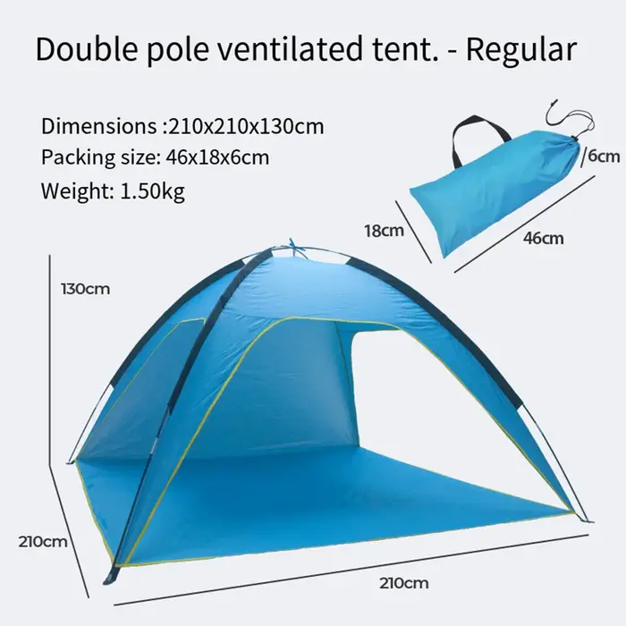 Tente de Camping auvent coupe-vent