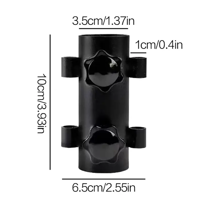 1 pièce Accessoires de fixation pour tente de camping extérieure, pour fixation de bâche, de mât de tente et de tube de support de tige, Outils de camping