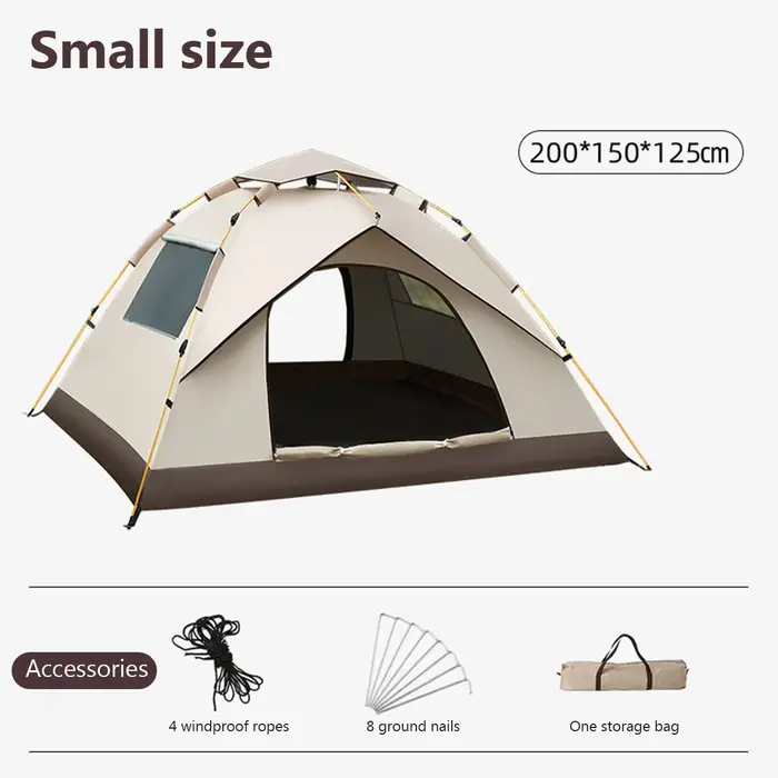 Tente de Camping pliante en plein air, Portable, étanche, résistante au soleil, automatique, install