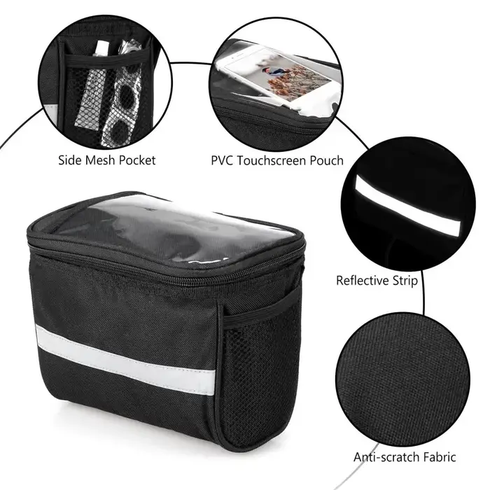 Sac de guidon avant de vélo