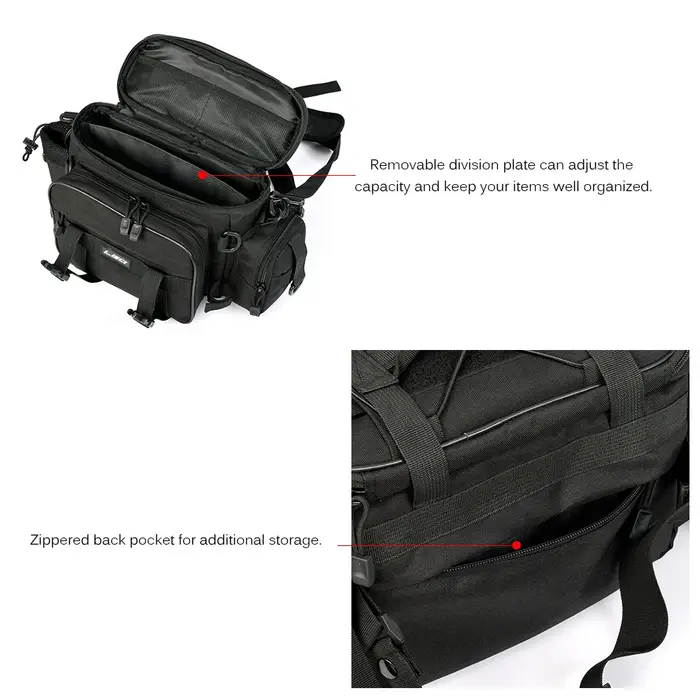 LEO – sacs de pêche multifonctionnels, sac à bandoulière simple, sac à la taille, Pack de leurres de poisson, sac de rangement utilitaire