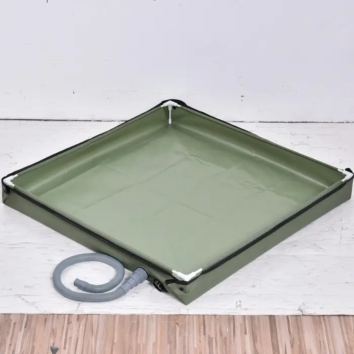 Base de douche pliable pour tente de camping, bac de douche extérieur, bassin de douche pour animaux de compagnie, pour camping, voyage, auvent
