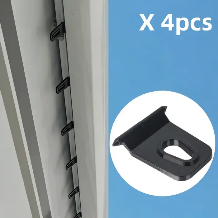 Crochets de fixation pour auvent Thule Omnistor, 4 pièces, pour camping-car, pare-soleil extérieur, clips de suspension pour accessoires de tente et auvent