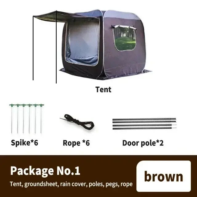 Tente de camping automatique de qualité pour l'arrière de voiture