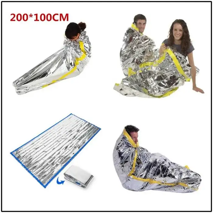 Sac de couchage de survie d'urgence étanche portable